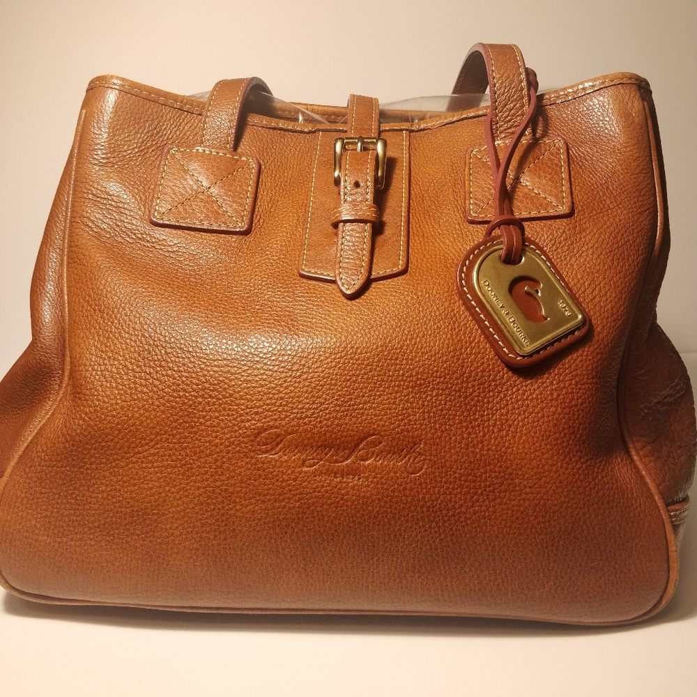 Dooney & Bourke Whiskey Brown Leather Bag